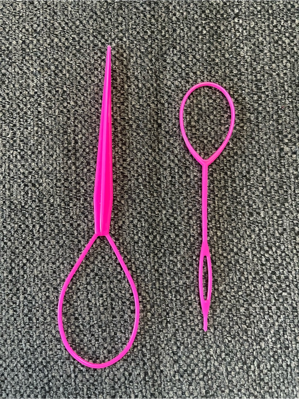 Bright Pink Loop Hair Styling Tools - 2 Piece Set